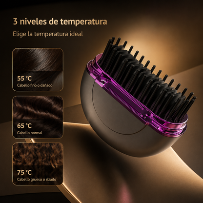 OUYRA | Plancha de Pelo Portátil Inalámbrica